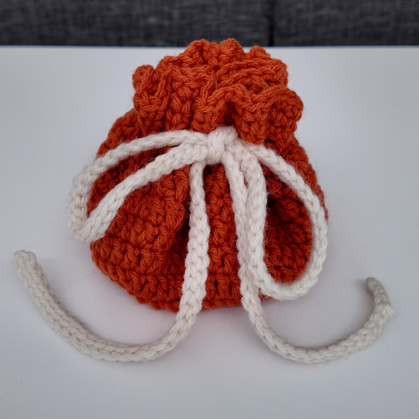 Crochet Dice Rolling Tray and Storage Bag: Drawstring D&D Pouch
