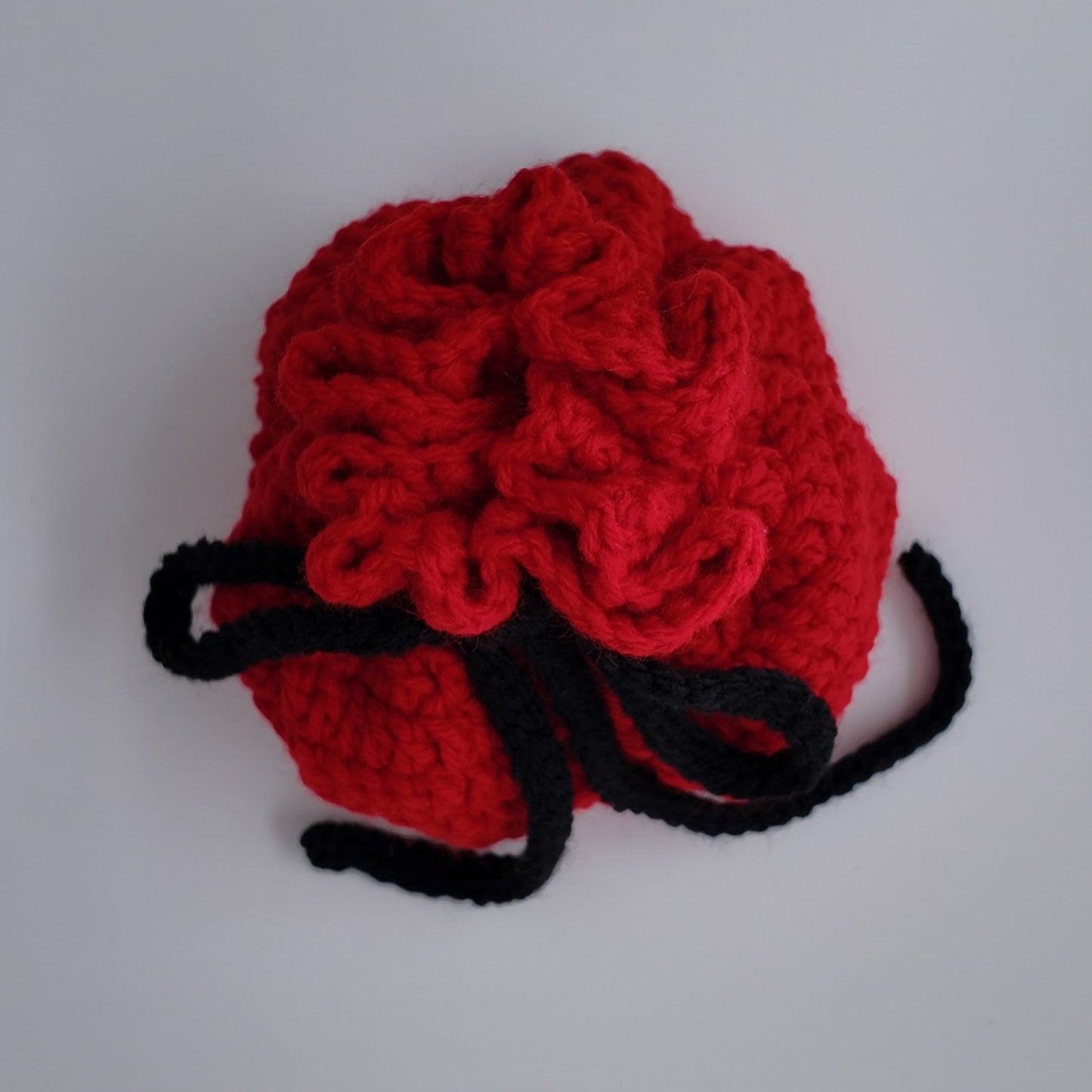 Crochet Dice Rolling Tray and Storage Bag: Drawstring D&D Pouch